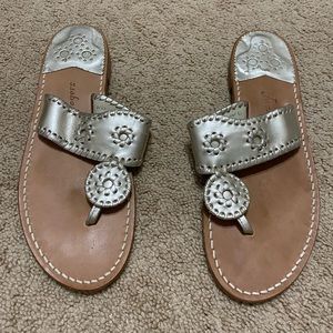 Women’s Platinum Jack Rogers size 9